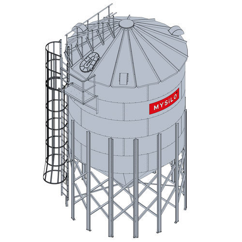 谷物筒仓 - DEKS series - Mysilo (Siloport) - 用于肥料 / 金属 / 漏斗式