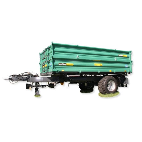 倾卸式拖车 - OL EDK 70 - Oehler Maschinen Fahrzeugbau GmbH - 单车轴 / 农用 / 7吨