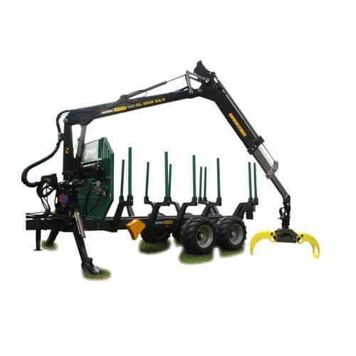 自动装载式拖车 - THK 160 - Oehler Maschinen Fahrzeugbau GmbH - 双车轴 / 林业 / 16吨