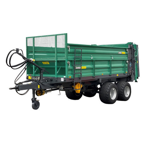 牵引式撒肥机 - OL STT 130 - Oehler Maschinen Fahrzeugbau GmbH - 垂直喷洒 / 串联