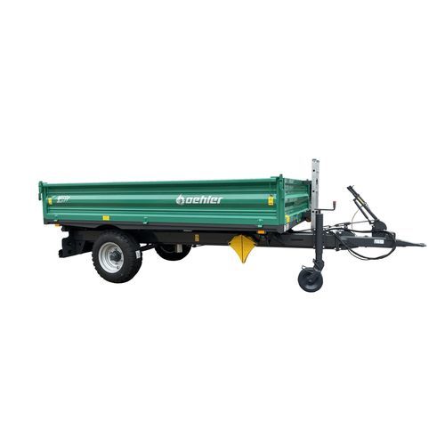 自卸拖车 - OL EDK 50 ECO - Oehler Maschinen Fahrzeugbau GmbH - 单车轴 / 农用 / 5吨
