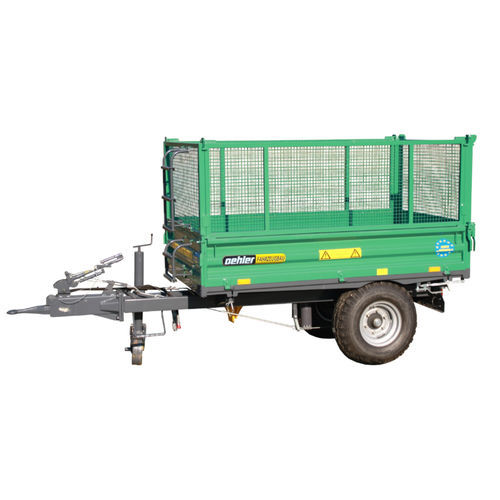 倾卸式拖车 - OL EDK 35 S - Oehler Maschinen Fahrzeugbau GmbH - 单车轴 / 农用 / 0 t...10 t