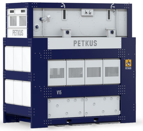 谷物预清洗机 - V series - PETKUS Technologie GmbH/佩特库斯科技 - 颗粒 / 振动筛孔 / 带风选器
