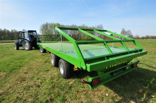 托盘拖车 - T023M - Pronar Sp. z o.o. - 双车轴 / 用于草捆 / 10 t ... 20 t