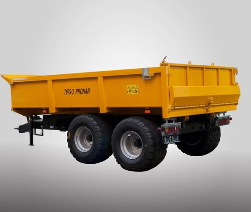 倾卸式拖车 - T679/3 - Pronar Sp. z o.o. - 双车轴 / 农用 / 10 t ... 20 t