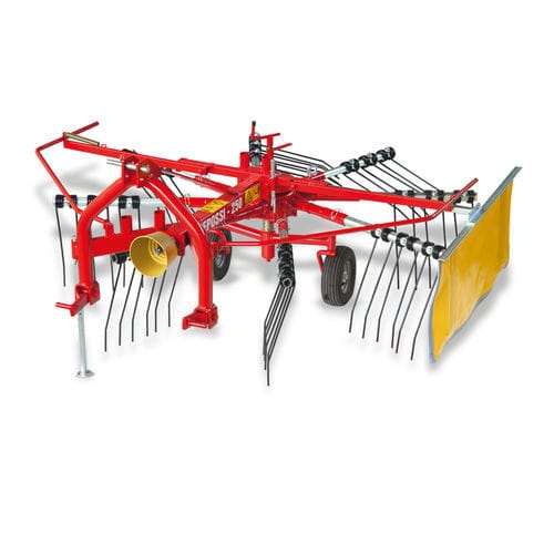旋转搂草机 - 250/8 - Repossi macchine agricole s.r.l. - 侧向堆放式 / 单旋翼