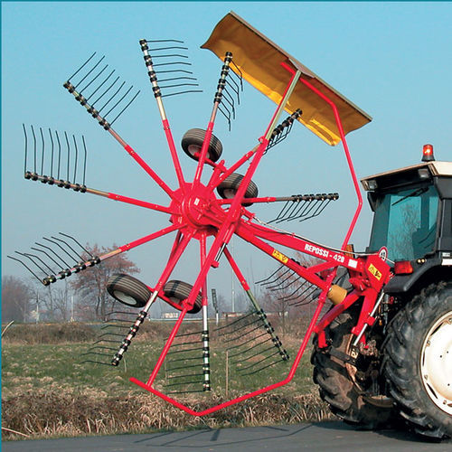 旋转搂草机 - 420/11TR - Repossi macchine agricole s.r.l. - 侧向堆放式 / 单旋翼