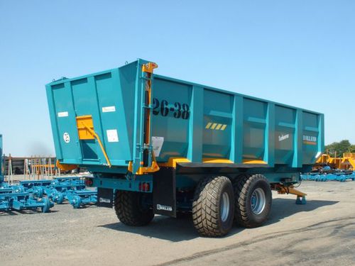 自卸拖车 - TURBOVRAC 26-38 - Rolland - 双车轴 / 农用 / 10 t ... 20 t
