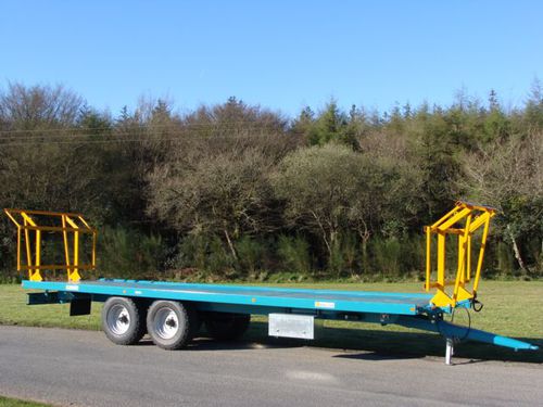 托盘拖车 - RP 9004 LSP - Rolland - 悬挂式 / 双车轴 / 牲畜饲料