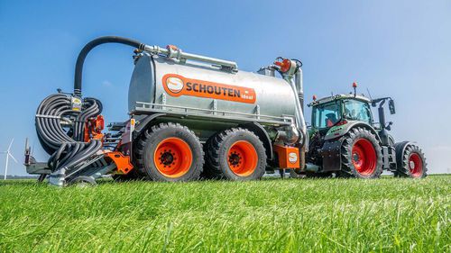 串列轮轴有机肥抛撒车 - IDEAL FARM/PROFI-LINE TA - Schouten Machines B.V. - 带肥料加注器