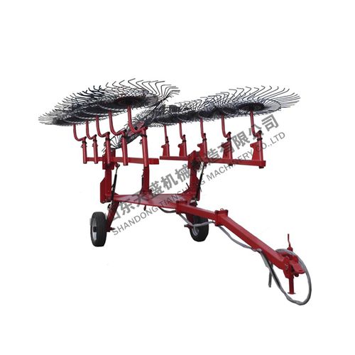 旋转搂草机 - Shandong TIANSHENG Machinery Co., Ltd. - 中央堆放式 / 多转子