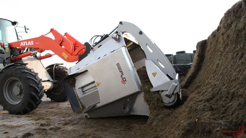 立式立式饲料搅拌机 - MB 2000 mixing bucket - Sieplo BV - 悬挂式 / 半悬挂式 / 侧边卸载