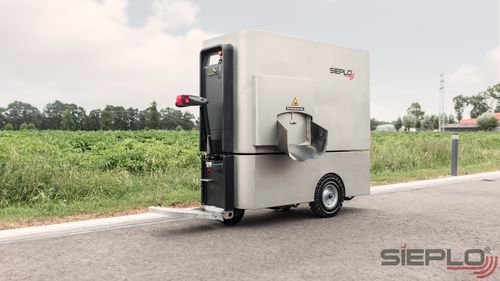卧式立式饲料搅拌机 - Sieplo MD mixing wagon - Sieplo BV - 自走式 / 侧边卸载 / 双螺杆