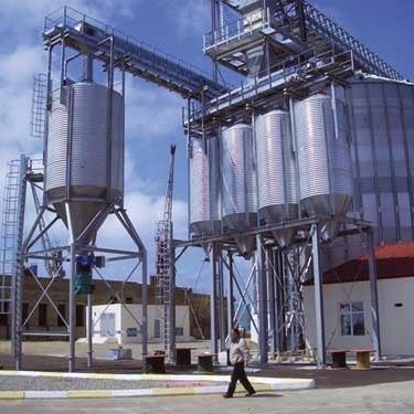谷物筒仓 - SILOS Spain - 电镀钢 / 圆形 / 锥底