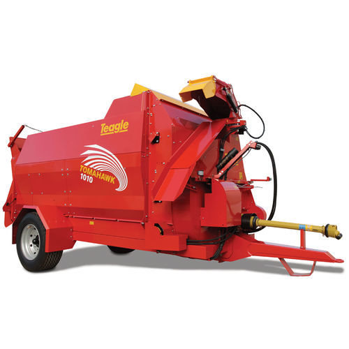 牵引式草料吹送垫床机 - 1010 - TEAGLE MACHINERY Ltd. - 圆形草捆 / 方形草捆