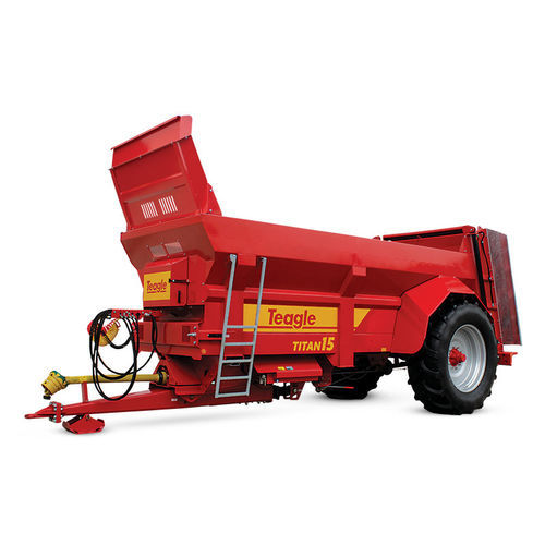 牵引式有机肥抛撒车 - Titan series - TEAGLE MACHINERY Ltd. - 垂直喷洒 / 单车轴