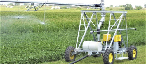 水管浇灌喷灌机悬臂 - ULTRA - T-L Irrigation Company - 水渠灌溉 / 4轮 / 单侧