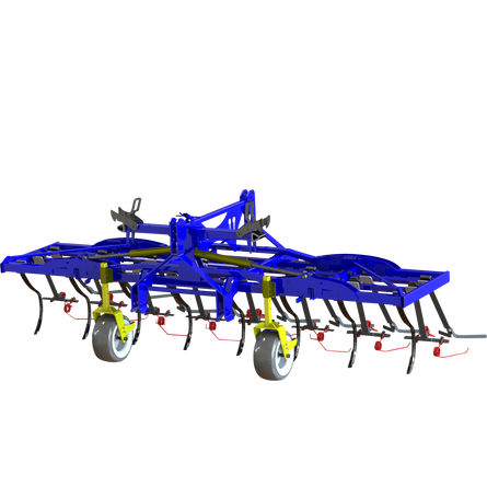 悬挂式行间中耕机 - TH300 – TH600 series - Treffler Maschinenbau GmbH & Co. KG - 弹齿