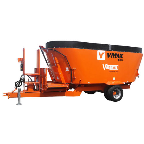 立式立式搅拌机 - V-MAX series - Valmetal - 牵引式 / 侧边卸载 / 正面卸载