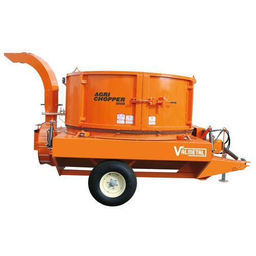 牵引式秸秆吹送机 - H-series - Valmetal - 铺地 / 喂料 / 圆形草捆