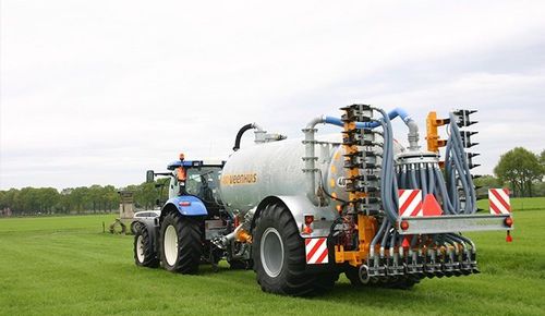 单车轴施肥罐车 - ECOVAC  - Veenhuis Machines BV - 牵引式 / 真空 / 带肥料加注器