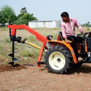 三点悬挂螺旋钻 - VST Tillers Tractors Ltd. - 拖拉机悬挂