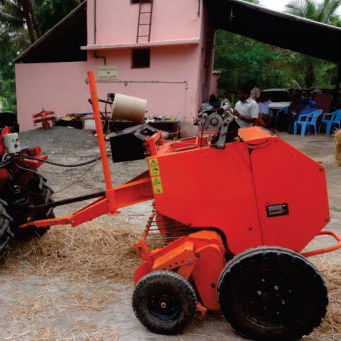 圆秸秆压缩机 - SRB-60 - VST Tillers Tractors Ltd. - 固定腔室