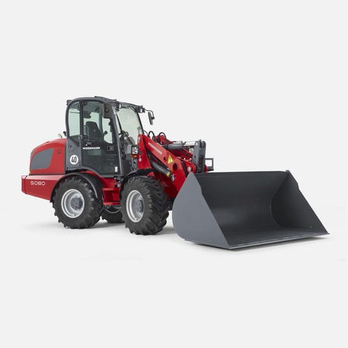 轮胎式装载机 - 5080 - Weidemann - 带驾驶室