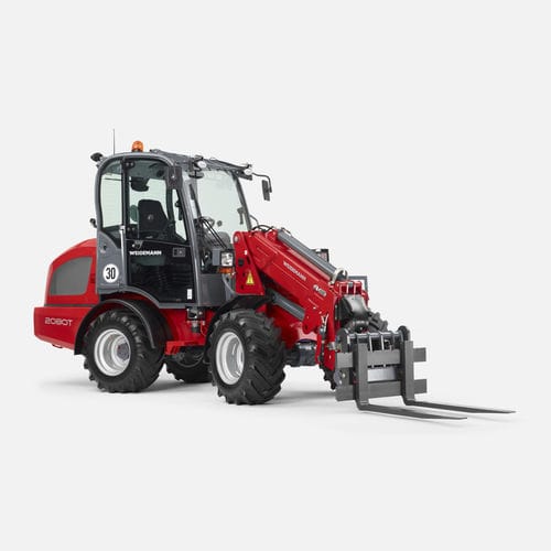 伸缩装载机 - 2080T - Weidemann - 轮胎式 / 紧凑型 / 带驾驶室
