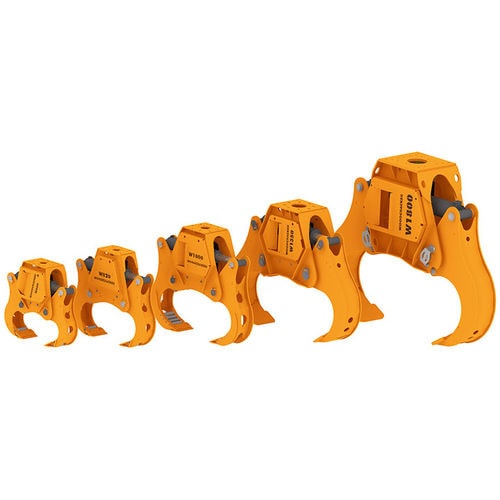 农用抓木器 - Woodcracker W series - Westtech Maschinenbau GmbH - 用于小型挖掘机 / 劈木