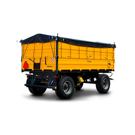 自卸拖车 - PRS-2 / W12 T - WIELTON S.A. - 倾卸式 / 双车轴 / 农用