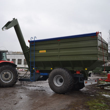 运粮拖车 - PBN-20 - Zavod Kobzarenka Ltd. - 单车轴 / 谷物 / 气动制动