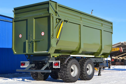 倾卸式拖车 - TSP-26 - Zavod Kobzarenka Ltd. - 双车轴 / 农用 / 20 t...40 t