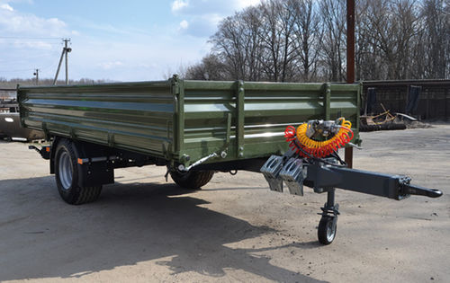 侧卸拖车 - TSP-6t - Zavod Kobzarenka Ltd. - 单车轴 / 农用 / 0 t...10 t