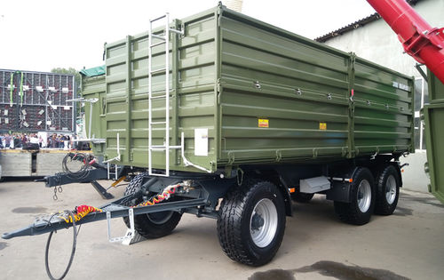 自卸拖车 - 3TSP-24 - Zavod Kobzarenka Ltd. - 3车轴 / 农用 / 10 t ... 20 t