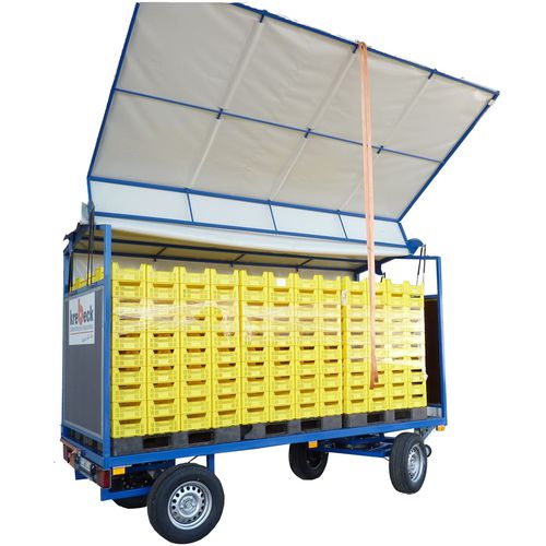 托盘拖车 - DSA 4016 - A. Krebeck GmbH Stalleinrichtungen und Apparatebau - 双车轴 / 农用 / 0 t...10 t