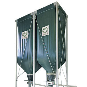骨料筒仓 - M series - A.B.S. Silo- und Förderanlagen GmbH - 布料 / 锥底