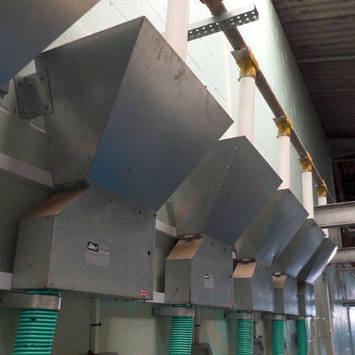 牛漏斗喂食器 - ATL - Agricultural Technology Ltd. - 钢 / 单入口 / 墙面固定
