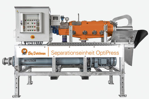 移动式粪便固液分离器 - OptiPress 400 & 780 - Big Dutchman/大荷兰人 - 螺杆 / 带泵