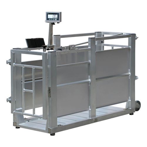 猪用秤 - ETW-ZA - BOSCHE GmbH & Co. KG - 数字 / 地面用 / 带保持架