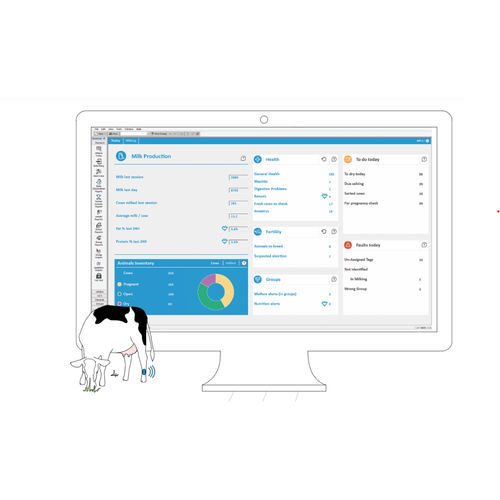 管理软件 - AfiFarm 5.5 - Afimilk - 牧群 / 奶场 / 实时