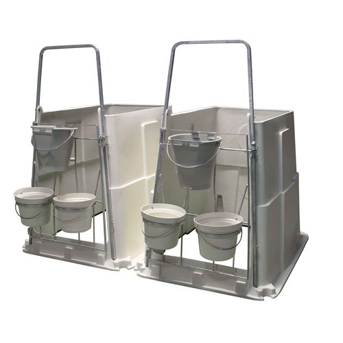 畜牧养殖饲养笼舍 - Starter  - Agri-Plastics Mfg. - 牛犊 / 独立型 / 塑料