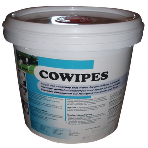 乳房湿巾乳头清洗溶液 - Cowipes&reg; - AGRIPROM - 挤奶卫生 / 牛的清洁 / 乳腺炎预防