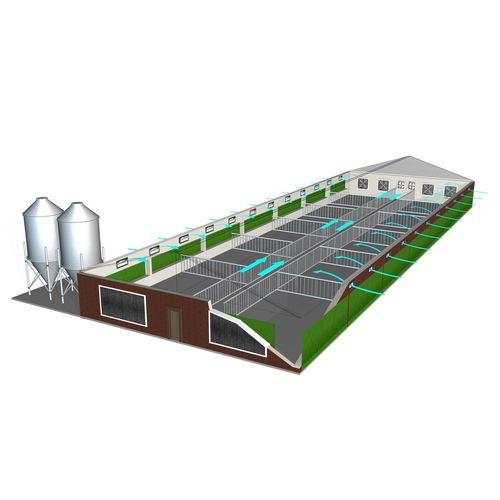 农用建筑通风系统 - PowerFlow - Fancom B.V. - 用于冷却