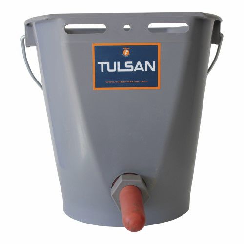 犊牛饮水器 - Tulsan - 塑料 / 带乳头 / 单入口