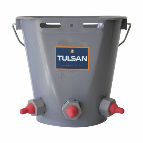 犊牛饮水器 - Tulsan - 塑料 / 带乳头 / 多入口