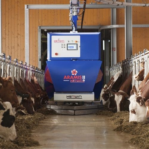 牛喂料机器人 - ARAMIS II - HETWIN Automation Systems GmbH - 轨道引导式