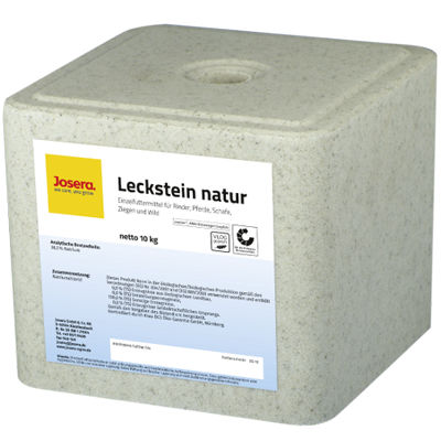 牛舔盐块 - Leckstein natur - JOSERA Tierernährung - 微量元素 / 生物