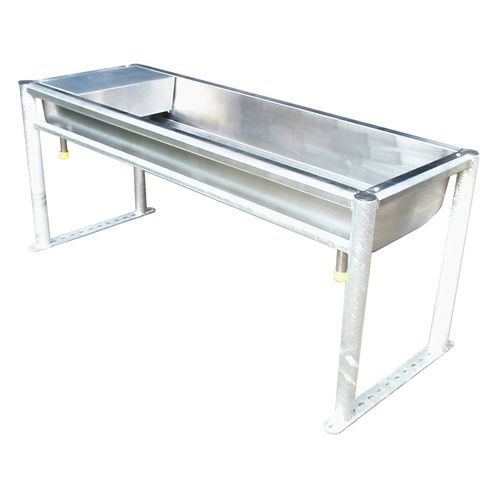牛饮水器 - Skiold - 槽型 / 钢 / 地面固定式