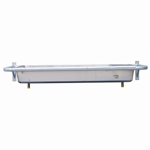 牛饮水器 - H381-8250 - Skiold - 槽型 / 不锈钢 / 墙面固定
